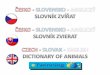 Česko-slovensko-anglický slovník zvířat
