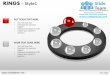 Balls on rings in circle process design 1 powerpoint ppt slides