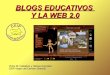 Presentación web 2.0 y blogs