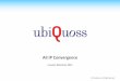 ubiquoss 2013 IR 자료 (영문)