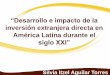 Desarrollo e Impacto de la Inversión Extranjera Directa en América Latina durante el siglo XXI