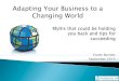 Adapting your business to a changing world