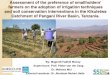 Assessment of the preference of smallholders' farmers on the adoption of soil and water conservation techniques/ interventions in the Kikuletwa Catchment of Pangani River Basin, Tanzania