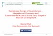 Design of geopolymers integration of economic & enviromental