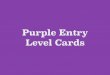 IRLA Purple Level Entry Level Flashcards