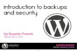 Introduction to Backups and Security