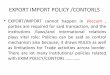 Export import control   main