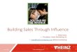 Building Sales Through Influence