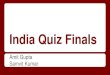 India Quiz Finals