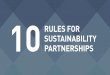 10 Rules for Sustainability Partnerships