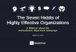 7 Habits of Highly Effective Organizations Webinar