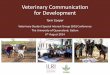 Veterinary communication for development