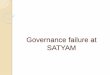 Corporate governance failure at satyam