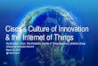 Cisco's Culture of Innovation and the Internet of Things