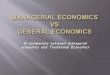 Managerial economics vs General economics