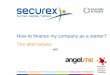 How to finance my company as a starter ? | Securex