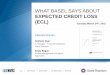 What Basel says about Expected Credit Loss (ECL)