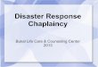 Disaster Response Crisis Care Overview