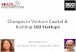 Changes in Venture Capital & Building 500 Startups (Sao Paulo, Sept 2013)