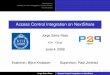 Access Control Integration on NextShare