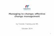 Managing to change October 2014
