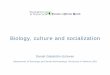Biology, culture and socialization