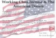 American Dream & Income Reality