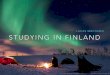 Studying in Finland