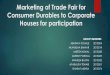 Presentation on MARKETING OF TRADE FAIR FOR CONSUMER DURABLES TO CORPORATES HOUSES