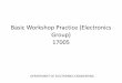 Basic workshop practice (electronics group) 17005