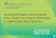 Community Radio across South Asia: Understanding its Potential in Addressing Voice Poverty