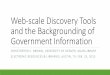 Web-scale Discovery Tools and the Backgrounding of Government Information