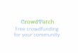 CrowdPatch CSR presentation
