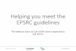 Helping you meet the EPSRC guidelines / Webinar Slides