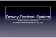 Dewey decimal slides