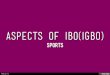 Aspects of Ibo(Igbo)