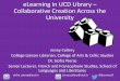 E-Learning in UCD Library: Collaboration Across the University