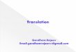 TRANSLATION & POST - TRANSLATIONAL MODIFICATIONS
