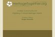 Heritage together - A Web Community for Digitising Cultural Heritage Assets: Andrew Wilson, Bangor University