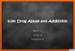 4.04  drug abuse and addiction