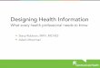 Adam Moorman & Stacy Robison - Design for Non-Designers: What Every Health Professional Needs to Know