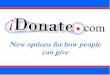 New fundraising--donate non cash