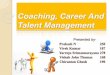 Coaching,Career and Talent Management