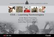 Canadian Defence Academy Learning Technologies Overview