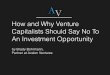 How and Why Venture Capitalists Should Say No To An Investment Opportunity