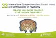 [ENG] 22nd International Symposium on Current Issues and Controversies in Psychiatry. Barcelona 2015