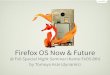 Firefox OS NOW and NEXT