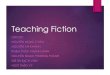 How to Teach Fiction