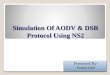 Simulation & comparison of aodv & dsr protocol