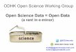 Scott Edmunds talk at ODHK.meet.26: Open Science Data = Open Data (a rant in e-minor)